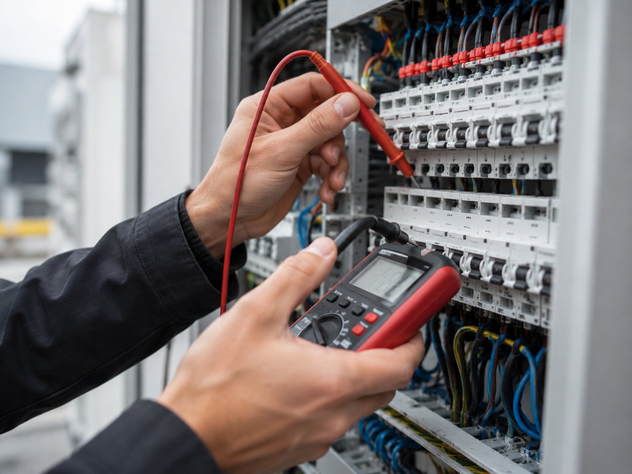 Elektrische Messung an einer Unterverteilung